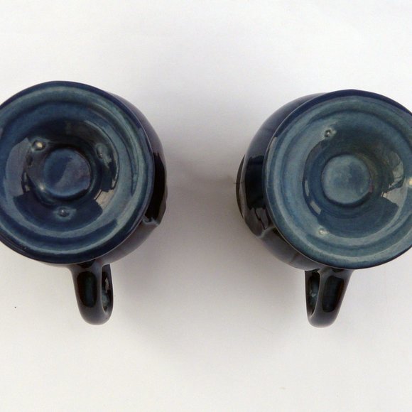 🔴 = 3 for $50! Metlox Lotus blue ceramic mugs, California - Picture 7 of 8